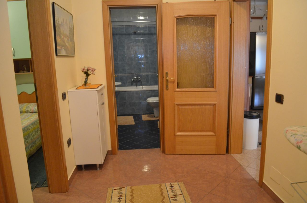 Two bedroom apartment for rent in blloku area in Tirana Albania.  Very good conditions 